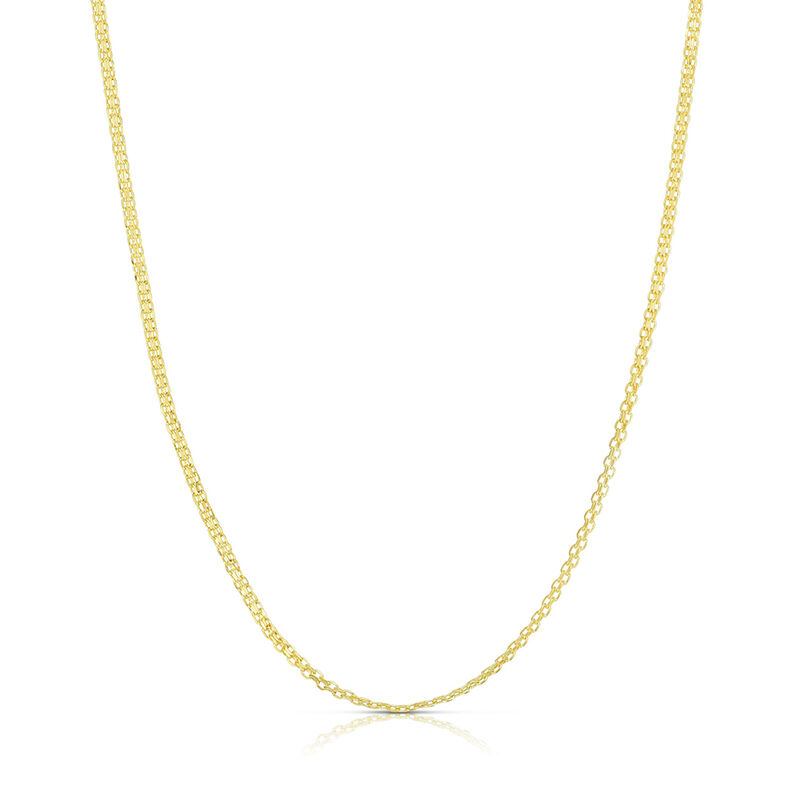 Byzantine Chain in 14K Yellow Gold, 22&quot;