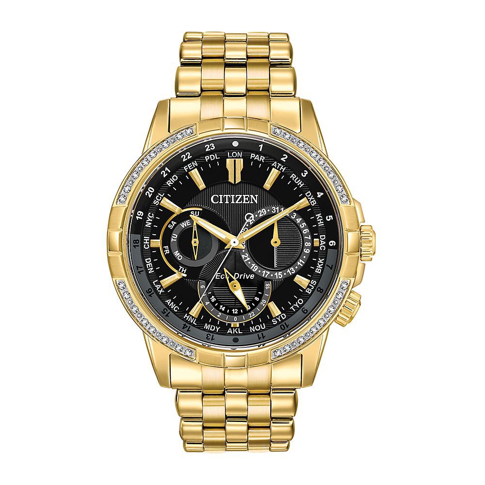 Citizen gold colour cheap watch