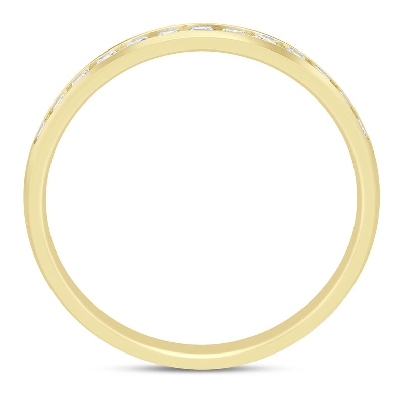 Lab Grown Diamond Channel-Set Band in 14K Yellow Gold &#40;1/4 ct. tw.&#41;