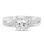 1/3 ct. tw. Round-Cut Diamond Semi-Mount Engagement Ring in 14k White Gold &#40;Setting Only&#41;