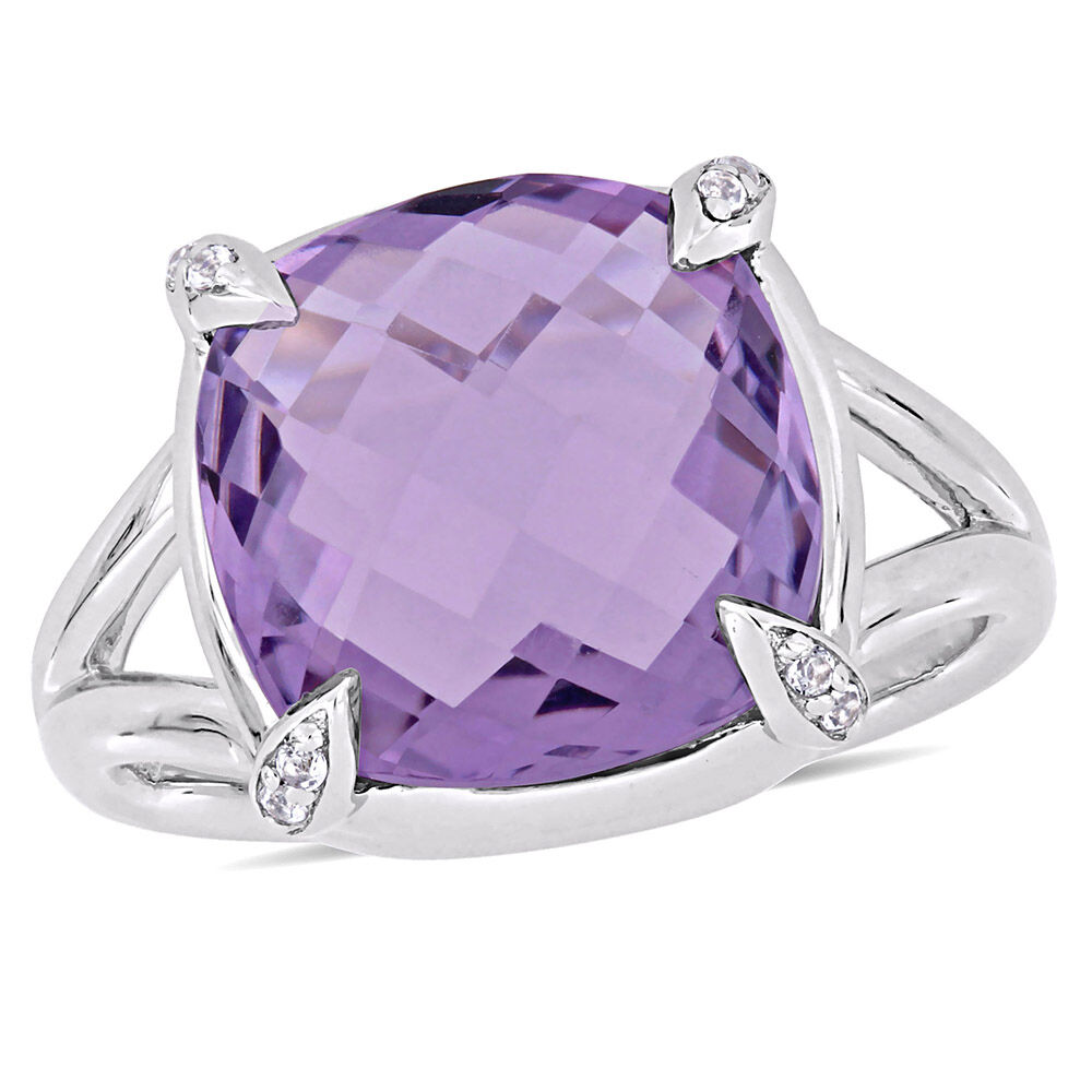 Topaz and Amethyst Ring - Maleku Jewelry