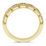 Baguette and Round Diamond Multi-Row Ring in 14K Yellow Gold &#40;1/2 ct. tw.&#41;