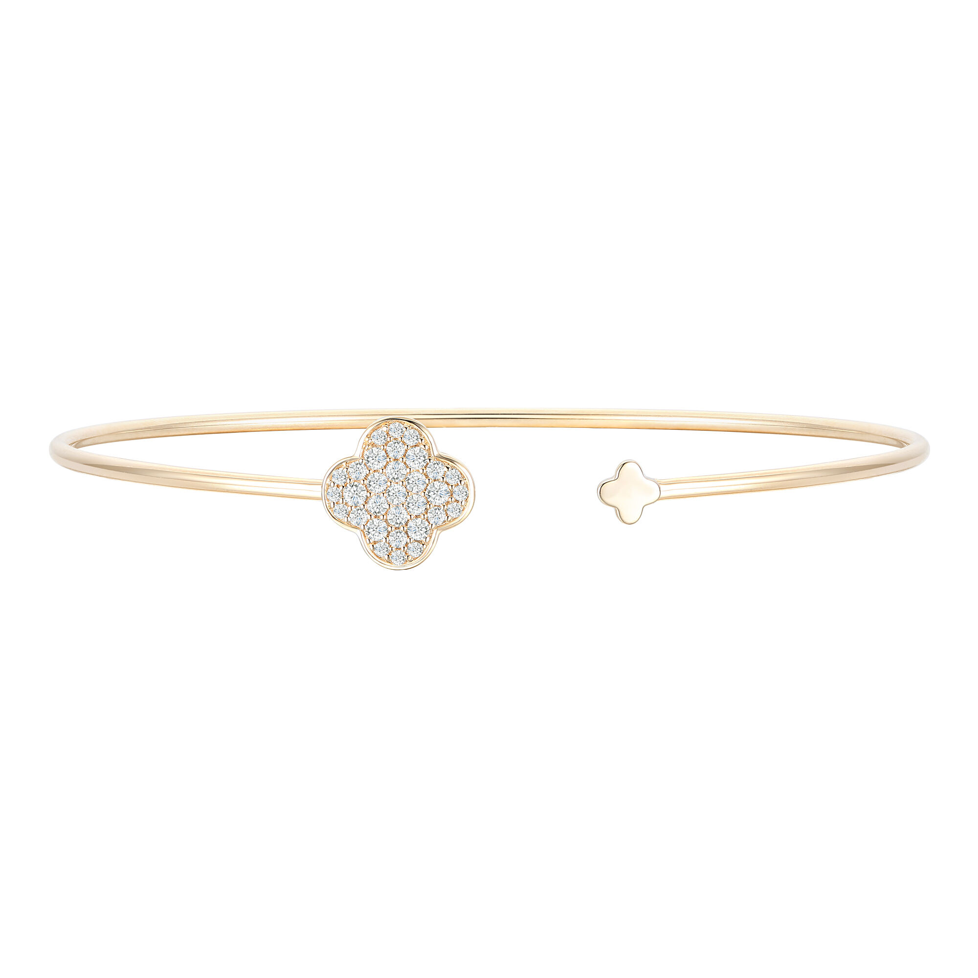Sapphire Diamond Clover Bracelet – Layla Diamonds