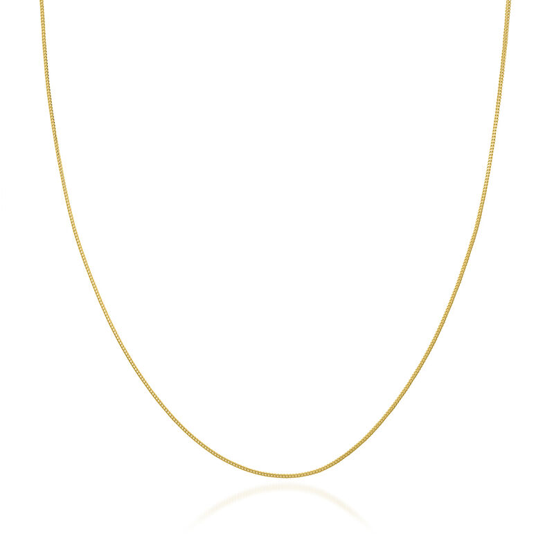 Franco Chain Necklace in 14K Yellow Gold, 18&quot;