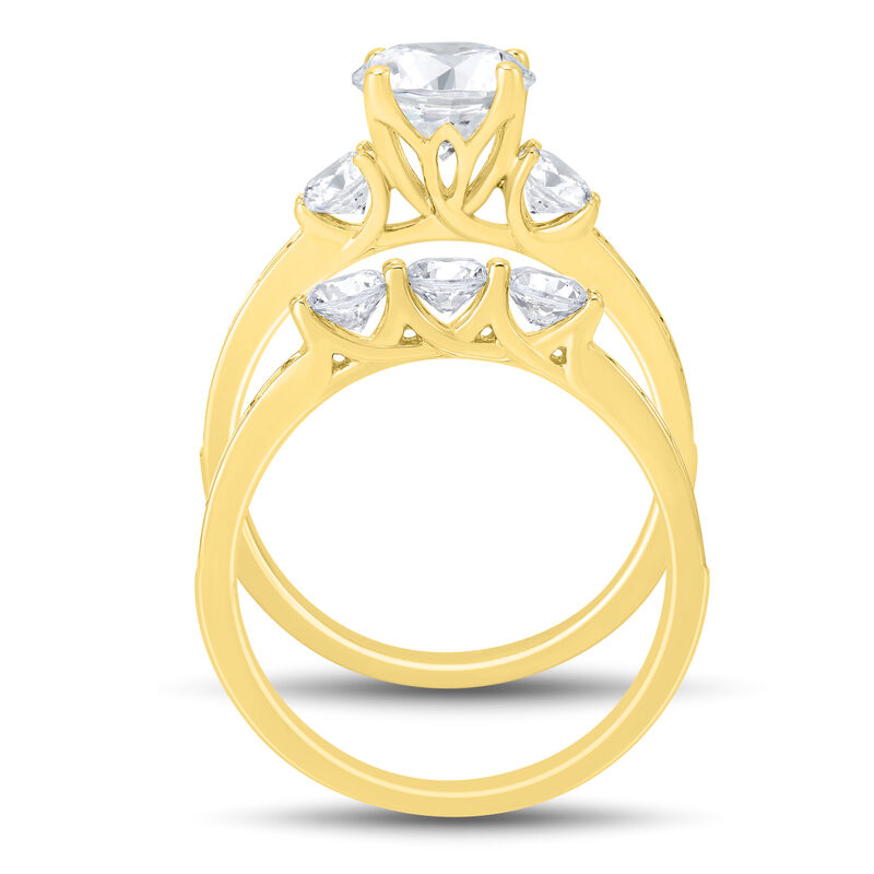 Lab Grown Diamond Bridal Set in 14K Yellow Gold &#40;2 ct. tw.&#41;