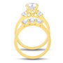 Lab Grown Diamond Bridal Set in 14K Yellow Gold &#40;2 ct. tw.&#41;