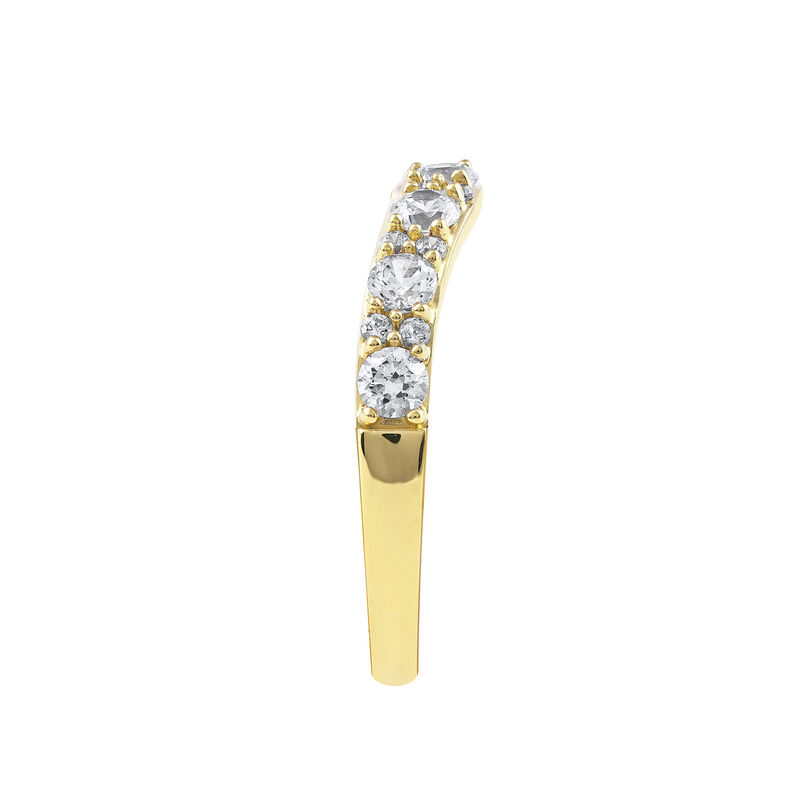 Lab Grown Diamond Contour Band in 14K Yellow Gold &#40;3/4 ct. tw.&#41;