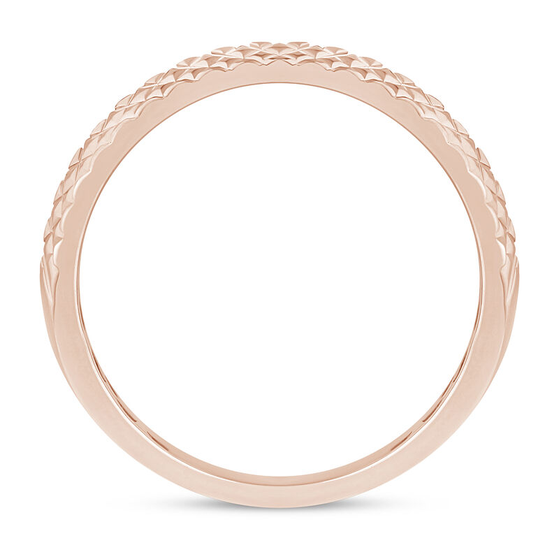 Black Diamond Band in 10K Rose Gold &#40;1/2 ct. tw.&#41;