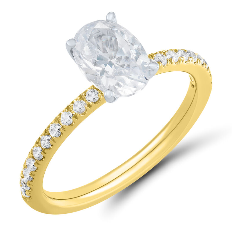 Lab Grown Diamond Wedding Set in 14K Yellow Gold &#40;1 3/4 ct. tw.&#41;