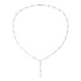 Diamond Lariat Necklace in 18K White Gold, 16&rdquo; &#40;6 3/4 ct. tw.&#41;