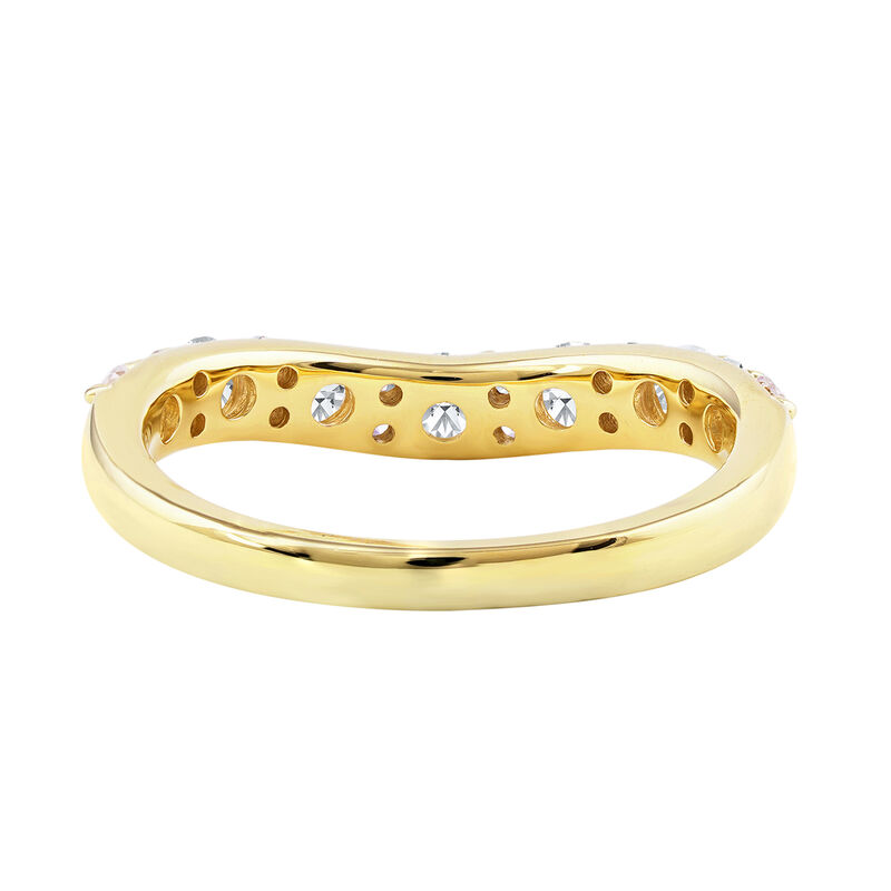 Lab Grown Diamond Contour Band in 14K Yellow Gold &#40;3/4 ct. tw.&#41;