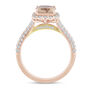 Juliet Morganite and Diamond Engagement Ring in 14K Rose Gold &#40;5/8 ct. tw.&#41;