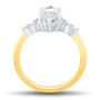 Lab Grown Diamond Marquise-Cut Engagement Ring in 14K Yellow and White Gold &#40;2 1/4 ct. tw.&#41;