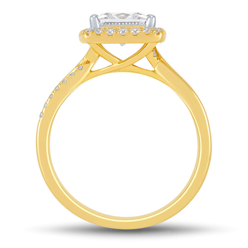 Lab Grown Diamond Marquise-Cut Engagement Ring in 14K Yellow Gold &#40;1 3/4 ct. tw.&#41;