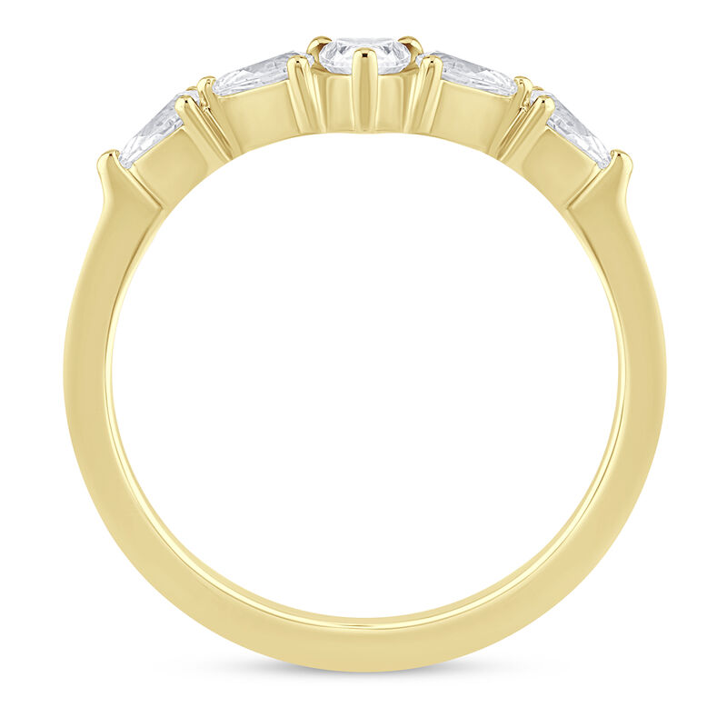 Diamond Contour Band in 14K Yellow Gold &#40;1/2 ct. tw.&#41;