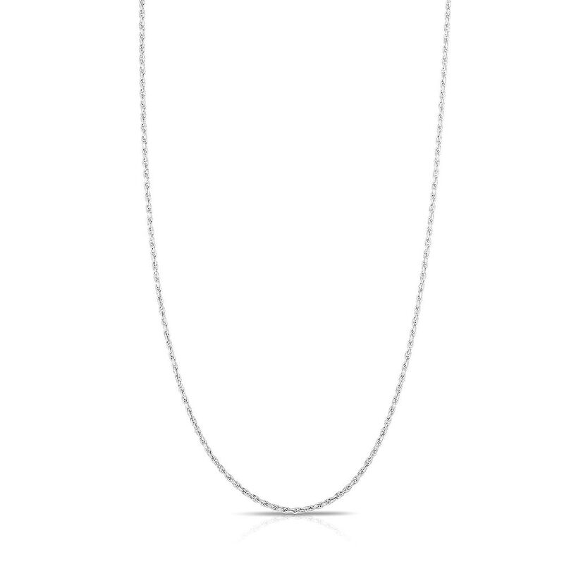 Rope Chain in 14K White Gold, 22&quot;