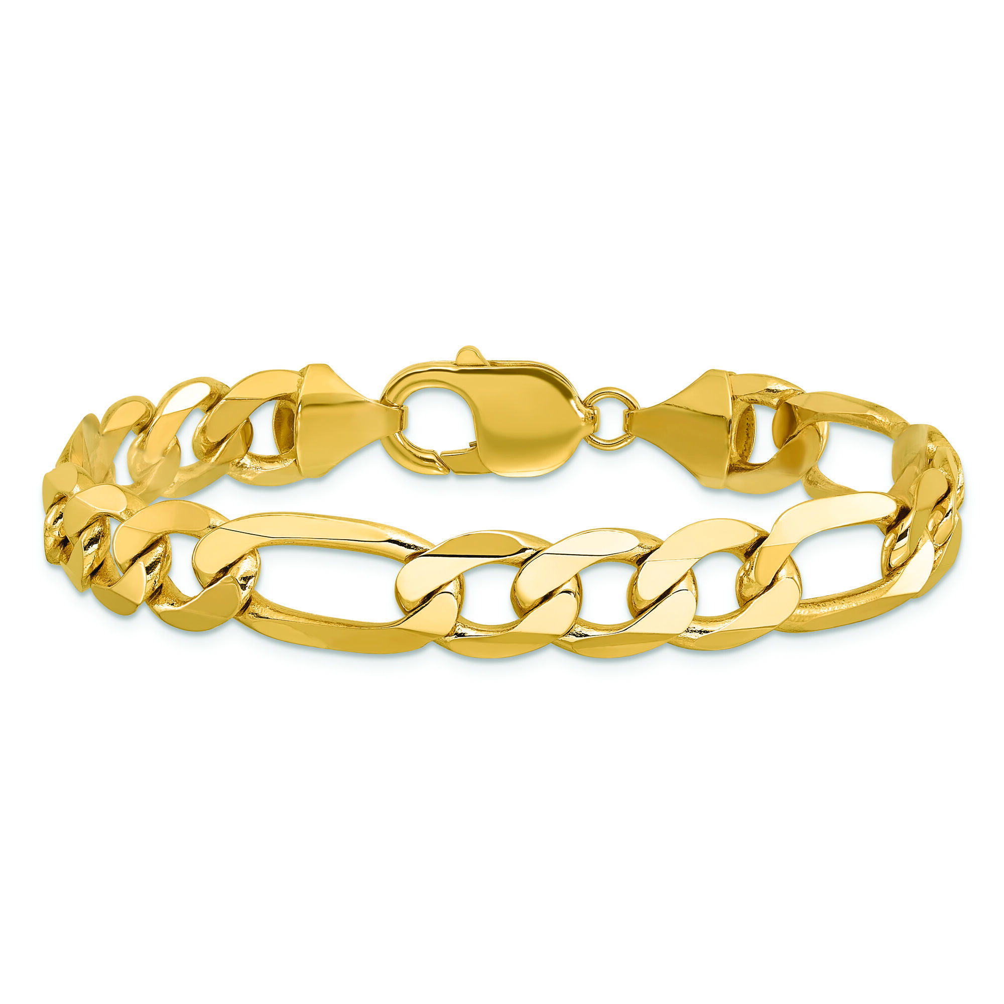 Buy 18k Gold Figaro Bracelet. 8mm. Heavy Gold Chain. REAL GOLD. Worldwide  Free Shipping. 750 Certified & Stamped. Best Birthday/anniversary Gift  Online in India - Etsy