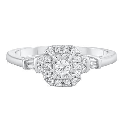 Diamond Promise Ring in 10K White Gold (1/4 ct. tw.)
