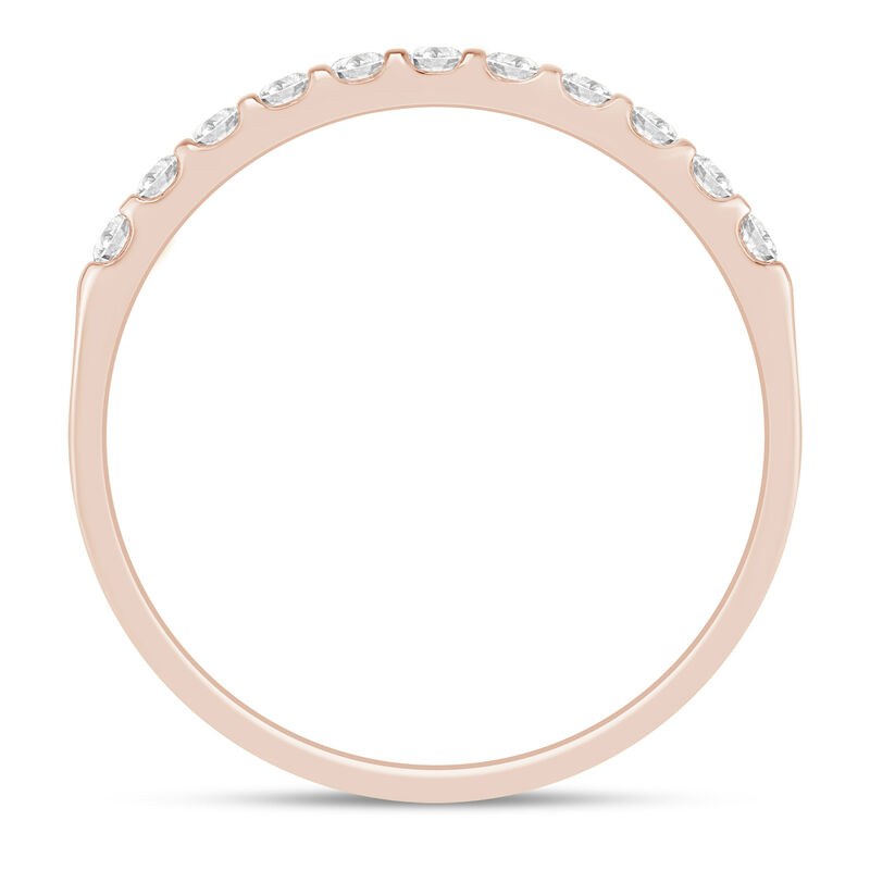 Diamond Band in 10K Rose Gold &#40;1/7 ct. tw.&#41;