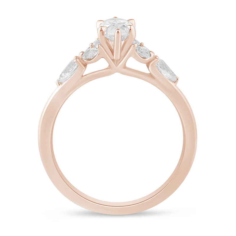 Winnie Marquise-Shaped Engagement Ring in 14K Rose Gold &#40;1 3/8 ct. tw.&#41;