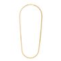 Square Franco Link Chain in 14K Yellow Gold, 3MM, 18&rdquo;