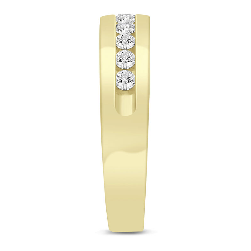 Men&rsquo;s Diamond Channel-Set Band in 14K Yellow Gold &#40;1/2 ct. tw.&#41;