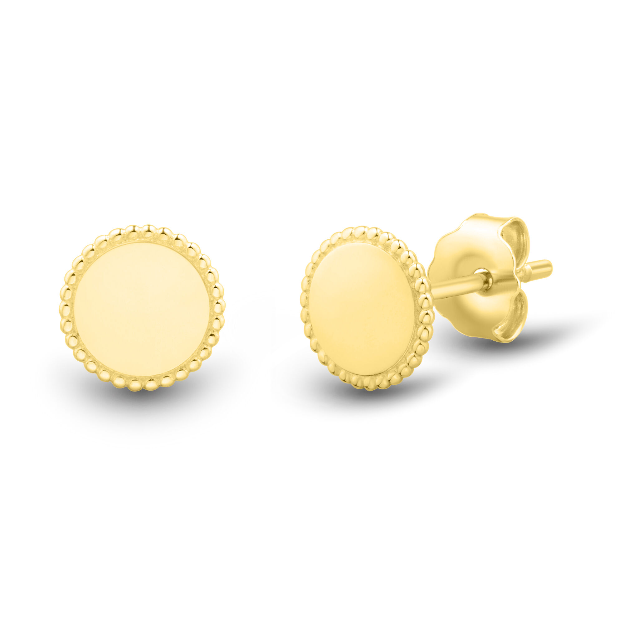 10K Gold 0.33ct Diamonds Prince Crown Men's Earrings - King Johnny -  Johnny's Custom Jewelry