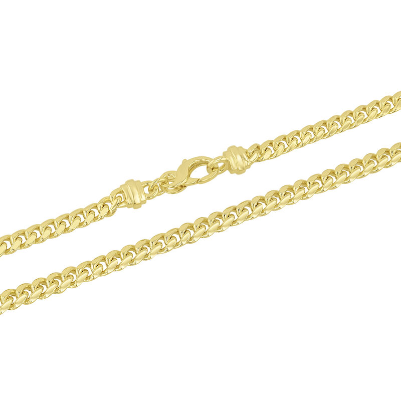 Men&#39;s Curb Chain in Vermeil, 5MM, 22&quot;