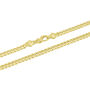 Men&#39;s Curb Chain in Vermeil, 5MM, 22&quot;