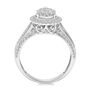 Diamond Composite Pear-Shaped Engagement Ring in 10K White Gold &#40;1 ct. tw.&#41;