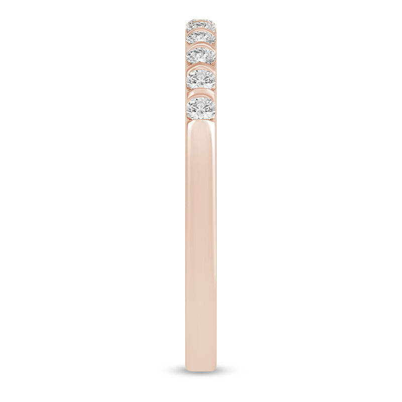 Diamond Band in 10K Rose Gold &#40;1/7 ct. tw.&#41;