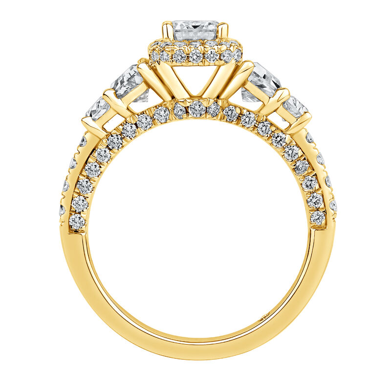 Hailey Lab Grown Diamond Engagement Ring in 14K Yellow Gold &#40;3 ct. tw.&#41;