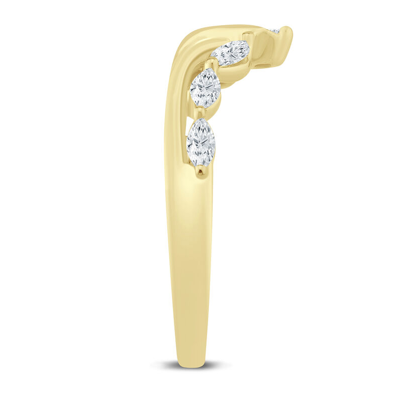 Diamond Contour Band in 14K Yellow Gold &#40;1/3 ct. tw.&#41;