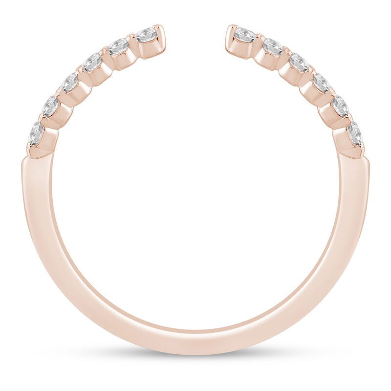 Round Diamond Open Band in 14K Rose Gold &#40;1/4 ct. tw.&#41;