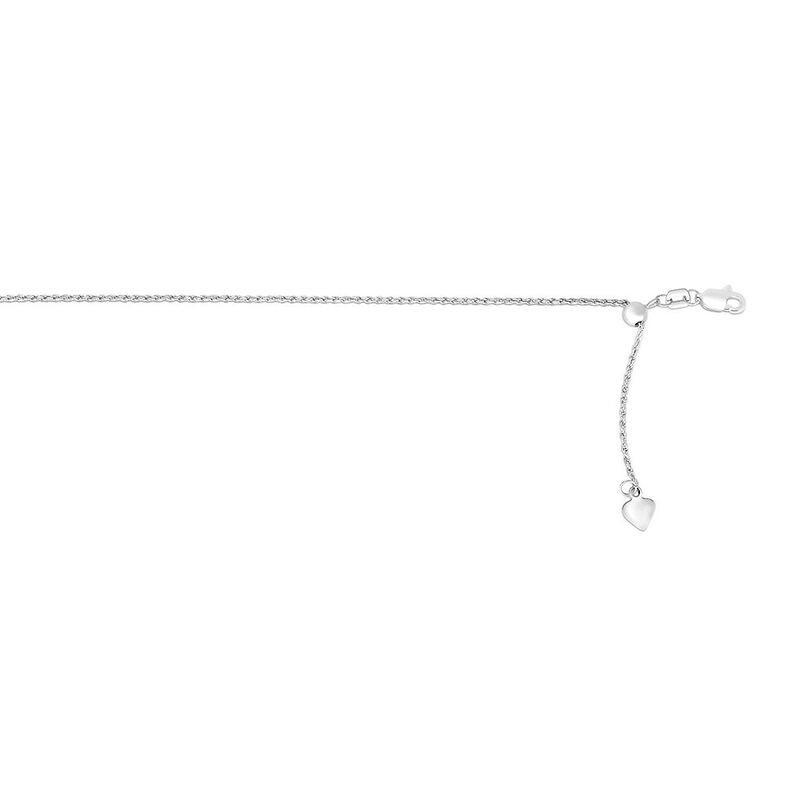 Rope Chain in 14K White Gold, 22&quot;