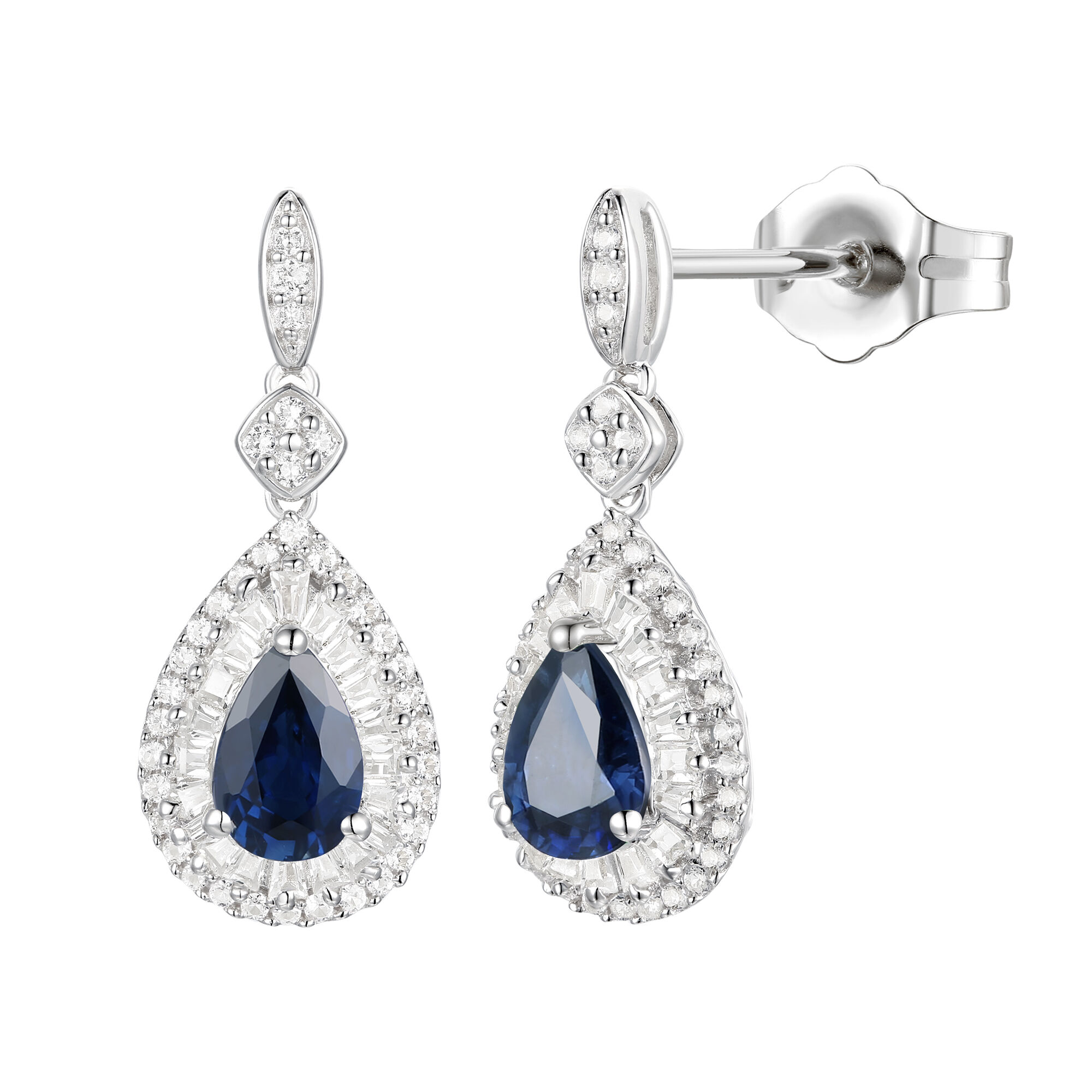 Helzberg clearance sapphire earrings