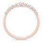 Lab Grown Diamond Chevron Band in 14K Rose Gold &#40;1/3 ct. tw.&#41;