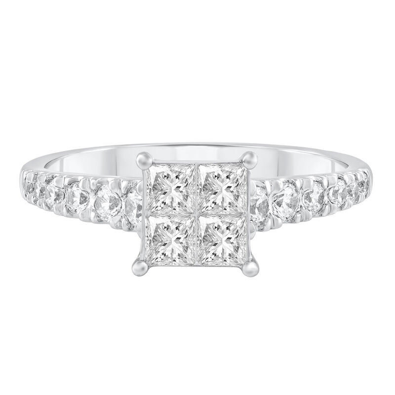 Diamond Engagement Ring in 10K Gold