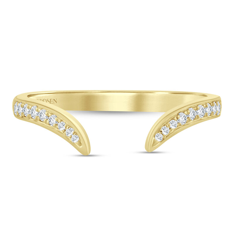 Diamond Open Band in 14K Yellow Gold &#40;1/7 ct. tw.&#41;