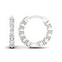 Lab Grown Diamond Inside-Out Hoop Earrings in 14K White Gold &#40;1 ct. tw.&#41;