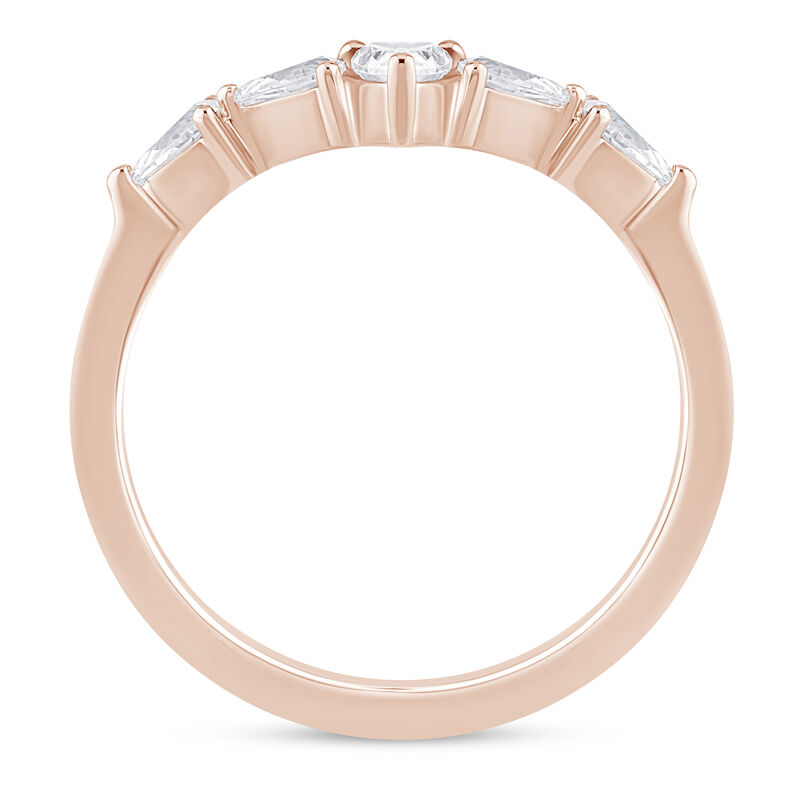 Diamond Contour Band in 14K Rose Gold &#40;1/2 ct. tw.&#41;