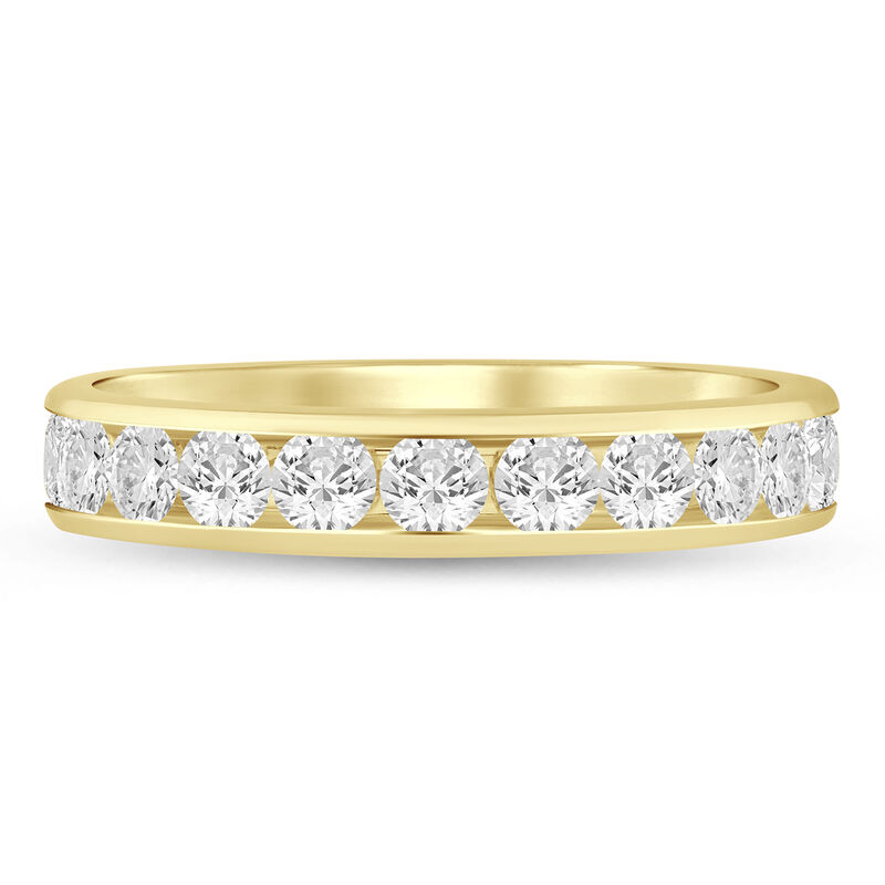 Lab Grown Diamond Channel-Set Band in 14K Yellow Gold &#40;1 ct. tw.&#41;