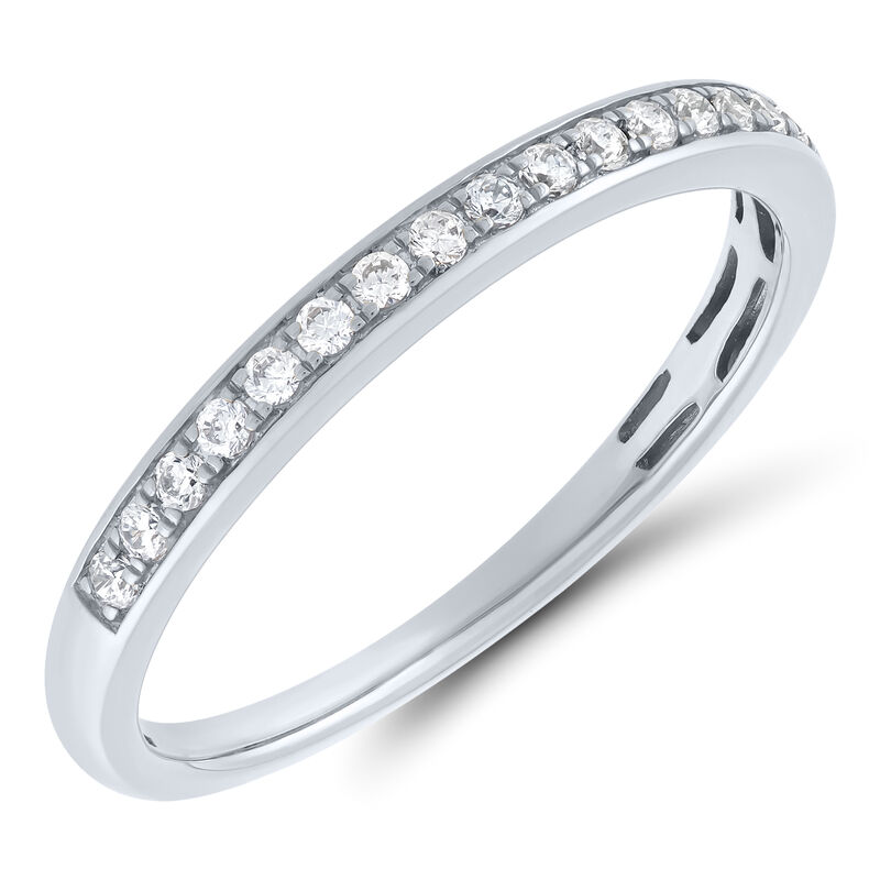 1/2 ct. tw. Princess-Cut Diamond Engagement Set in 14K White Gold