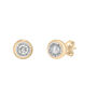 Diamond Bezel Illusion Earrings in Vermeil &#40;1/10 ct. tw.&#41;