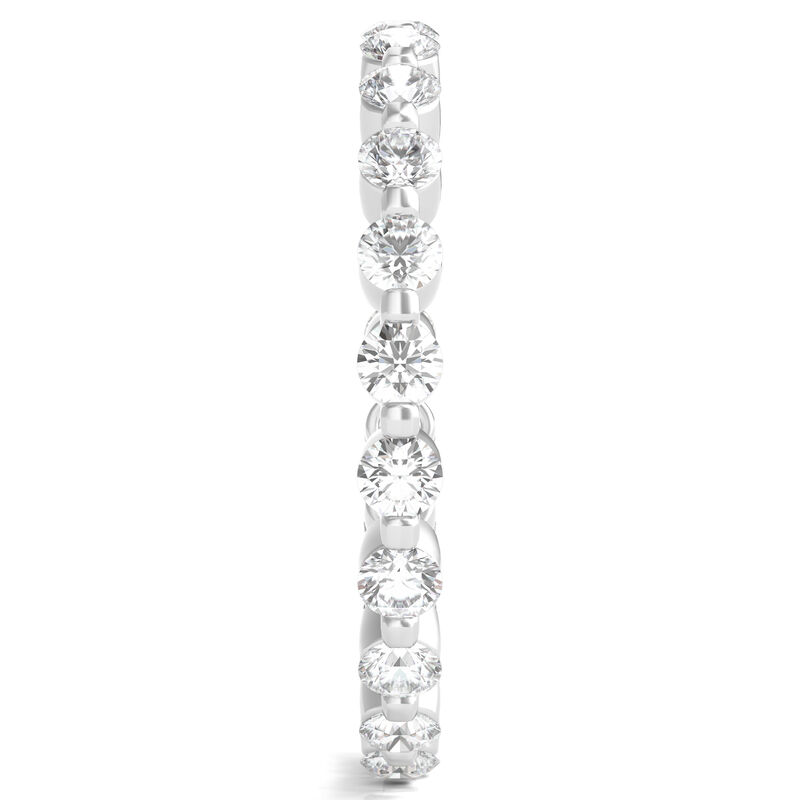 Round Brilliant-Cut Lab Grown Diamond Eternity Band in 14k White Gold &#40;1 ct. tw.&#41;