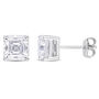 Lab-Created Moissanite Octagon Stud Earrings in Sterling Silver &#40;3 ct. dew&#41;