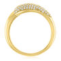 Diamond Dome Bypass Ring in 10K Yellow Gold &#40;1/3 ct. tw.&#41;