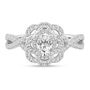 Tilda Diamond Halo Engagement Ring in 14K White Gold &#40;1 ct. tw.&#41;