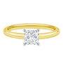 Diamond Princess Cut Solitaire Engagement Ring in 14K Yellow Gold &#40;1 ct.&#41;