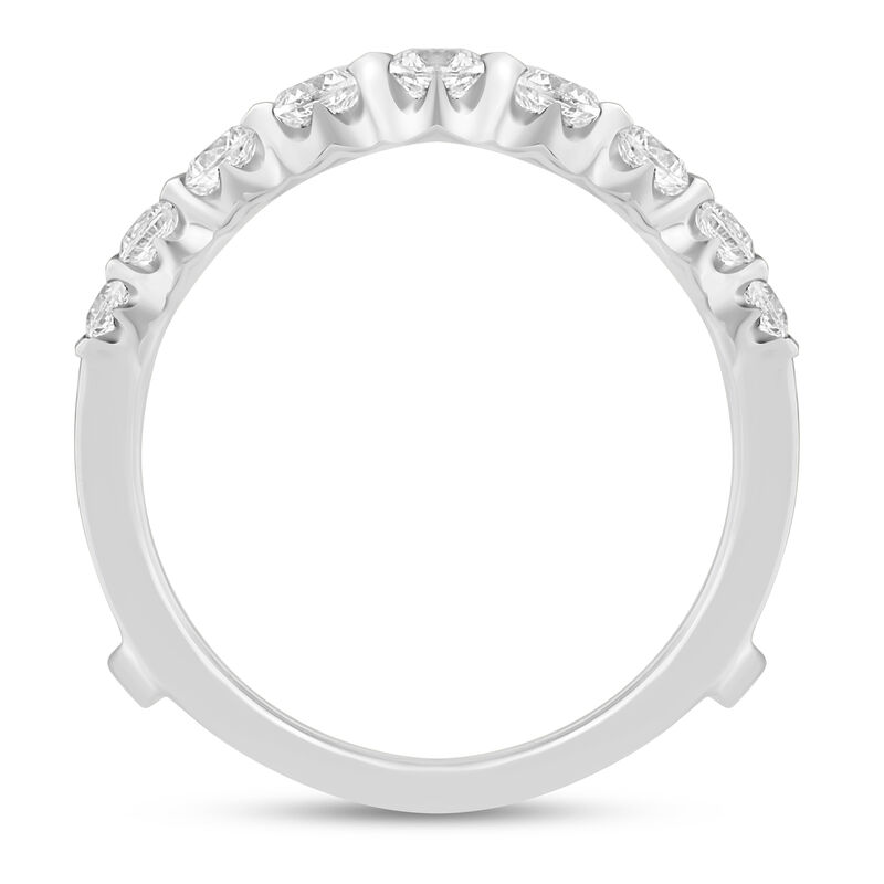 Lab Grown Diamond Bar Prong Ring Insert in 14K White Gold &#40;1 ct. tw.&#41;